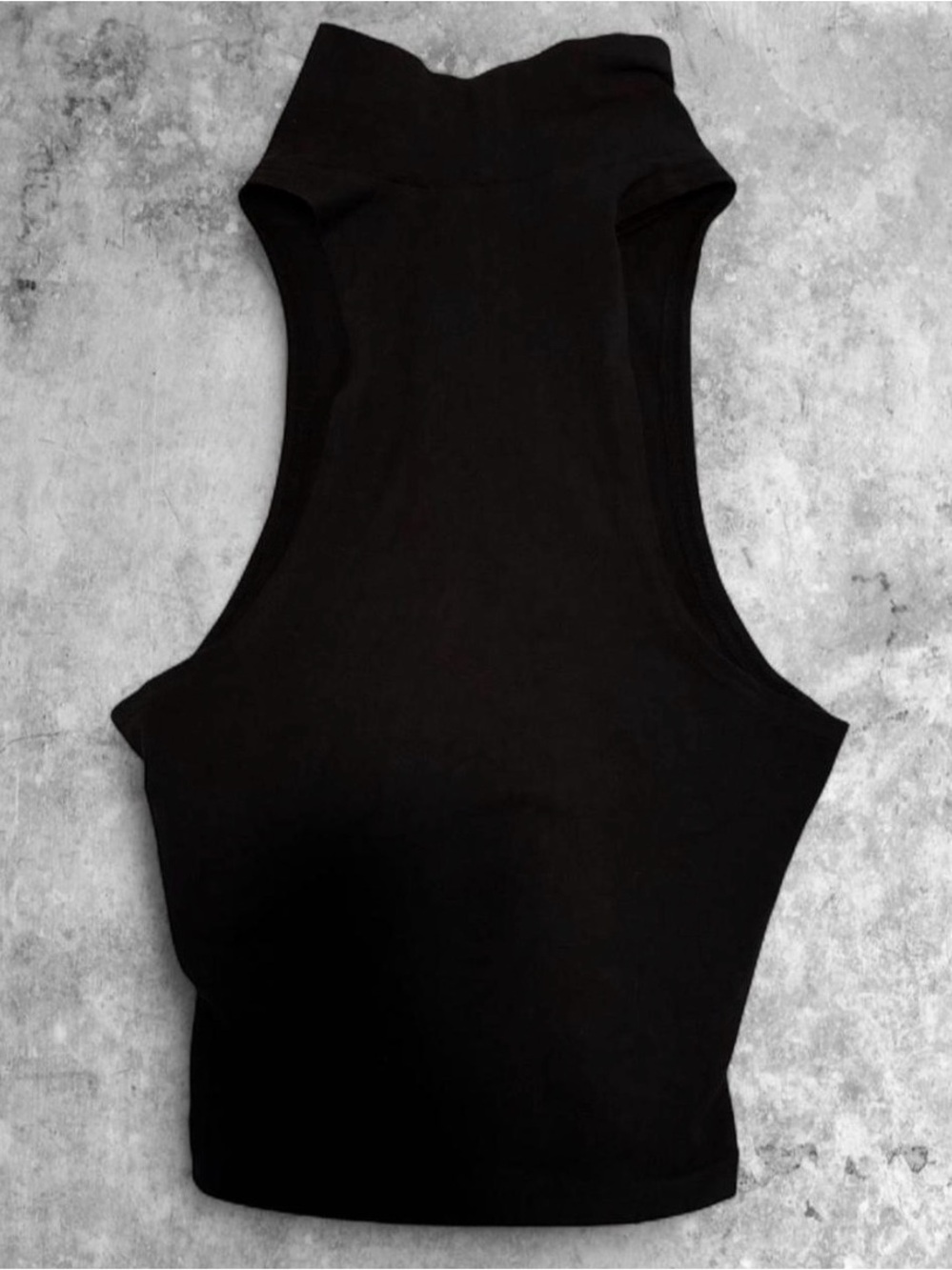 Finders Keepers Black Turtleneck Crop Top Size Small